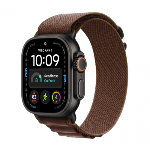 Apple Watch Ultra 4 GPS+Cellular, 49 мм, Black Titanium, Alpine Loop (Burgundy)